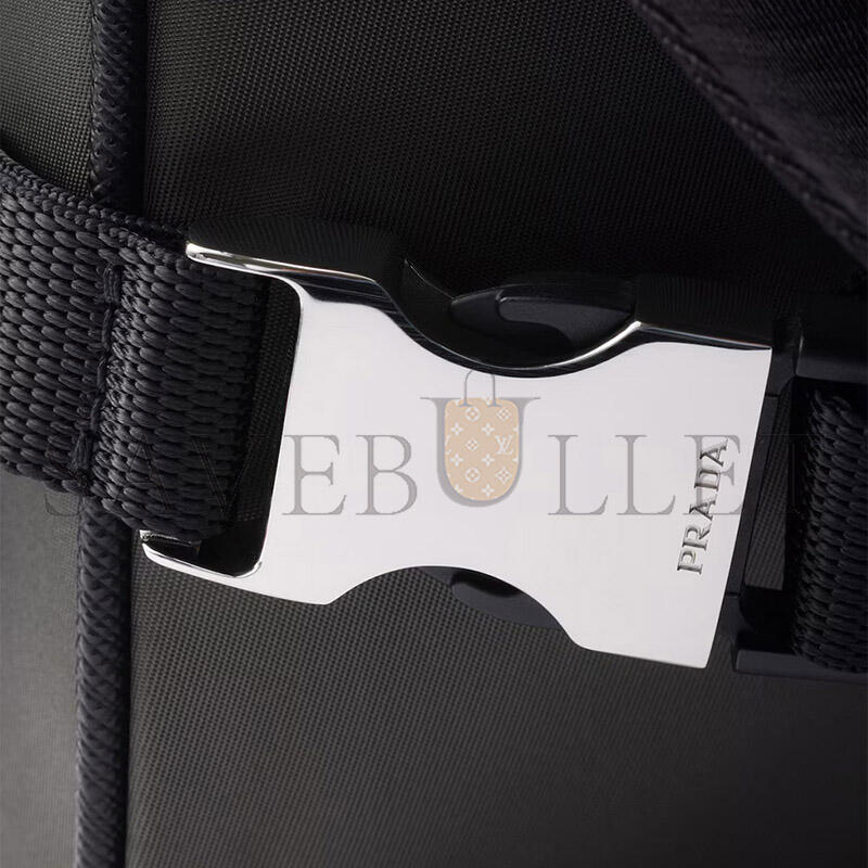 Pra*a medium re-nylon and saffiano leather shoulder bag 2vh192 (28*17.5*10cm)